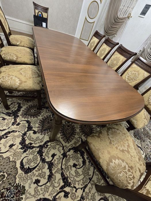 12Kishilik stol stul