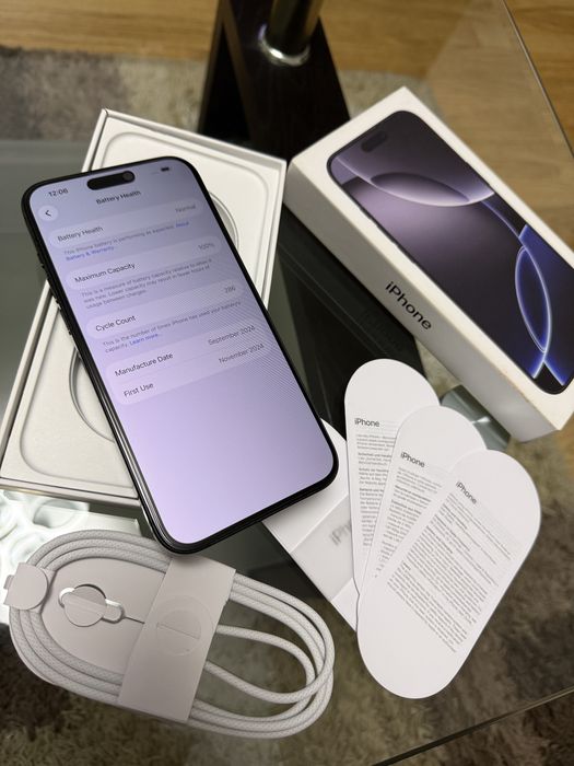 IPhone 16 Pro Max Black 256Gb Fullbox