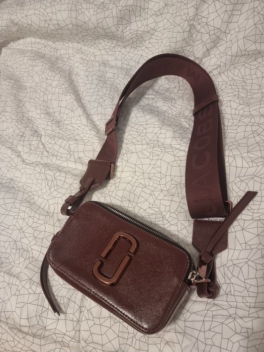 Geanta Marc Jacobs The Snapshot crossbody - model extrem de rar Monocr