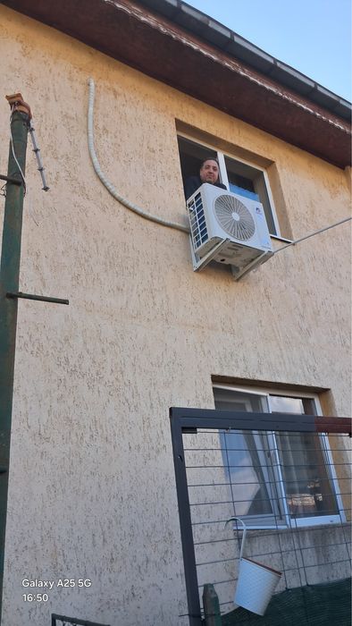 Montaj aer condiționat si incarcare freon !