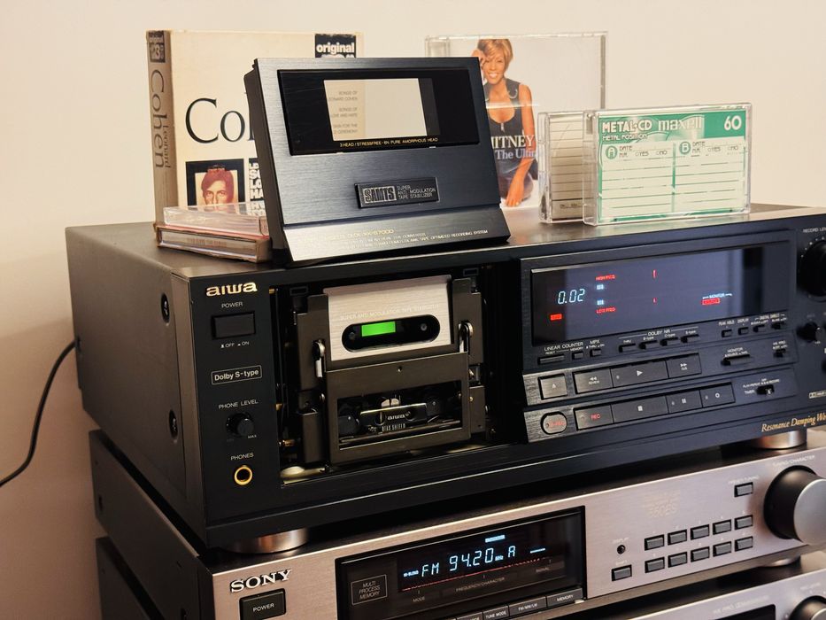 Deck colecție AIWA XK-S7000E,audio/digital,dolby B/C/S, 3Head,11.8 Kg