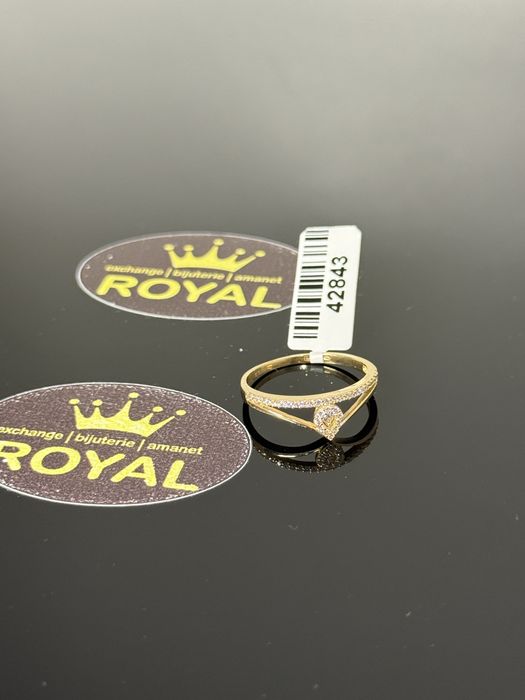 Bijuteria ROYAL : Inel AUR NOU 14K / 1.72 GR