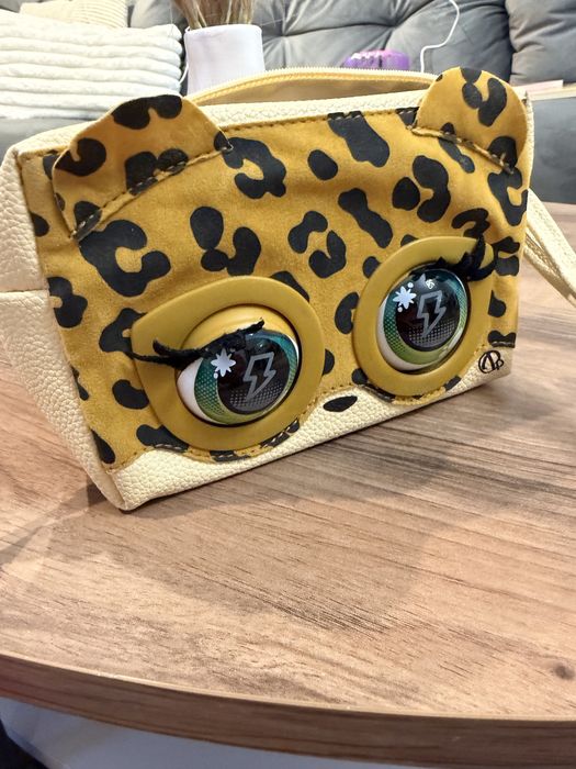 Детска чанта с мърдащи очички Pet handbag Glami Leo