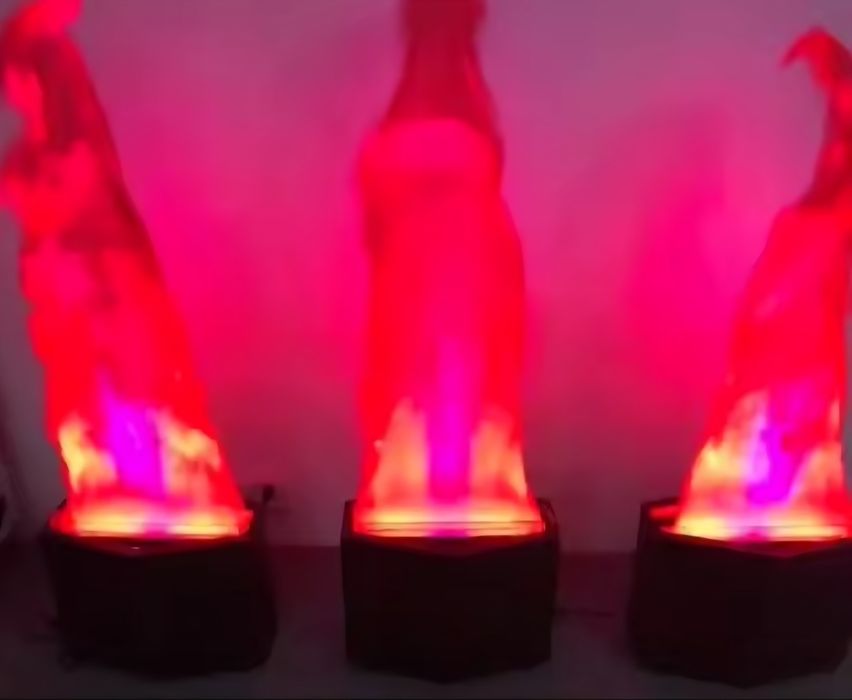 Flacără de foc cu LED-uri din mătase

Efect luminos 24 LED-uri

Flacără falsă, lumină DJ...