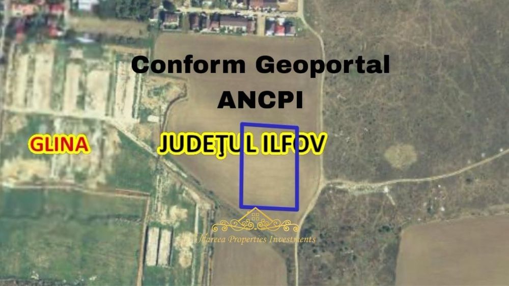 Teren de vânzare pentru investiție construcție case Glina, Comision 0