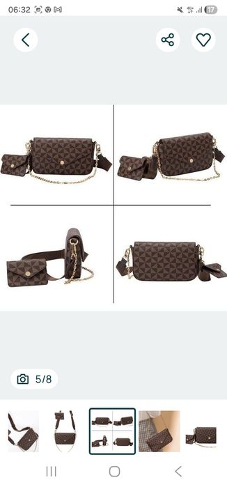 Geanta 2 in 1 super model, saculet, etichetă