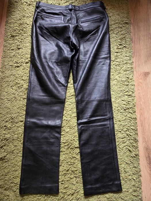 Pantaloni din piele naturala pentru barbati