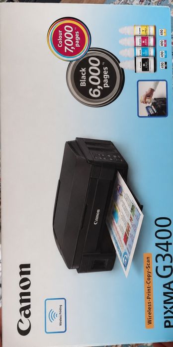 Принтер Canon PIXMA G3400 — почти новый