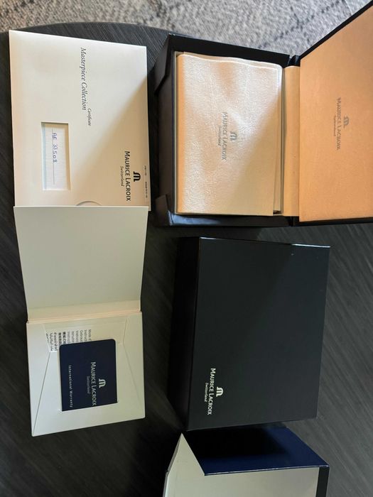 Maurice LaCroix Masterpiece 18k Gold Bezel