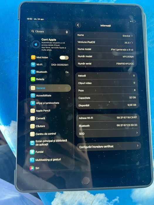 Ipad gen 8th ca nou