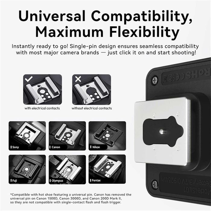 Ulanzi SL03 - Компактна светкавица с максимален контрол