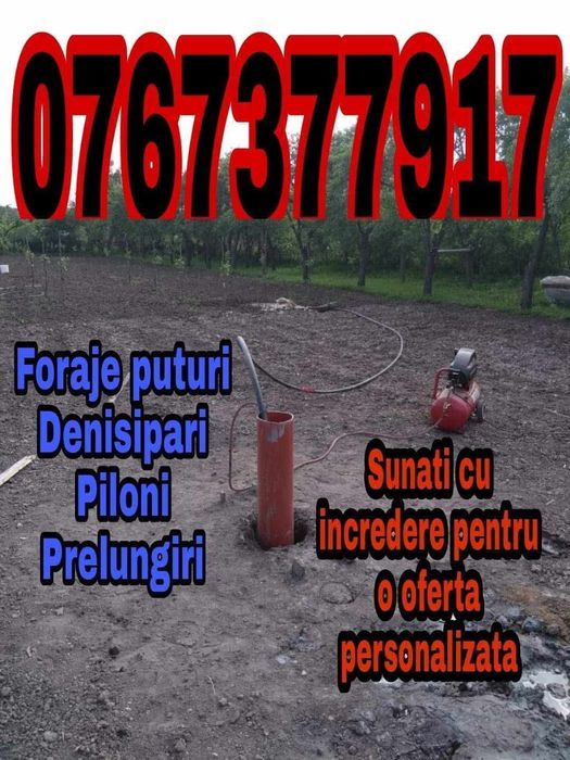 Curățări adânciri fântâni și puțuri