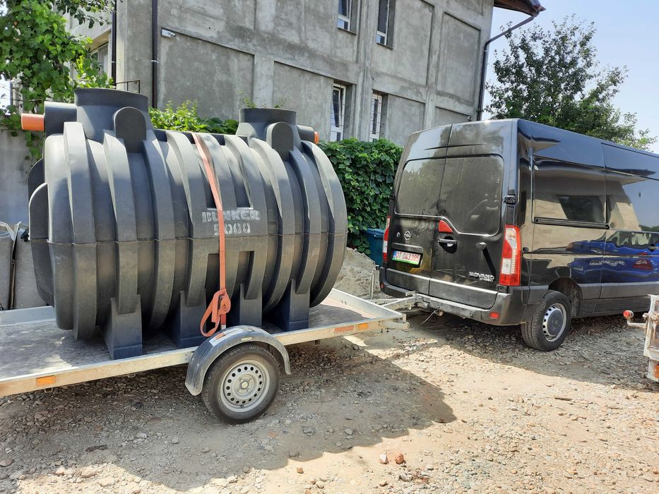 Fosa septica tricamerala Bunker 5000l