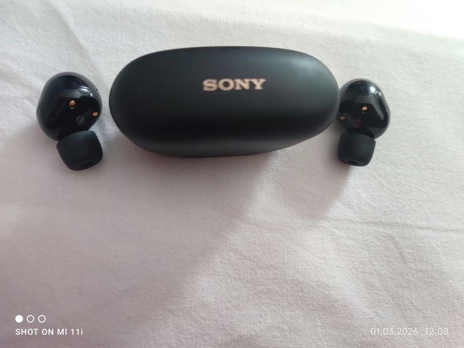 Безжични слушалки Sony - WF-1000XM5, TWS, ANC, черни