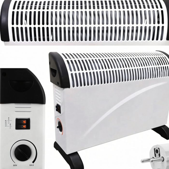 Електрически конвектор 2000 W с термостат – Енергийно ефективен и тих