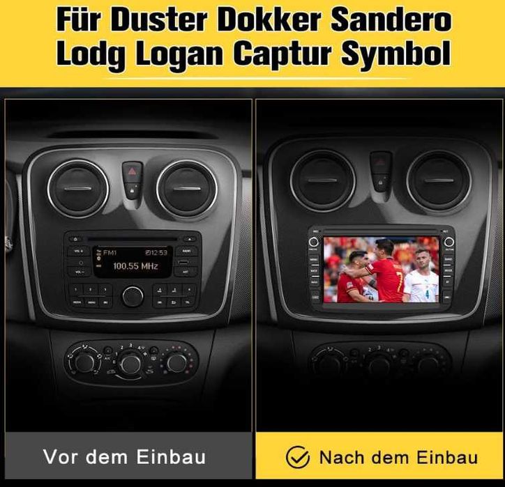 Junsun Android Автомобилна Мултимедия 7" - CarPlay, Android Auto, Bluetooth, WiFi