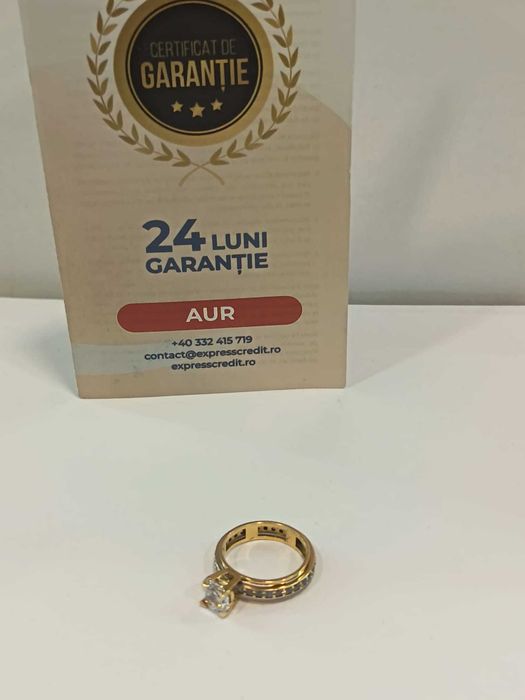 (AG41) Inel aur, 14K b929.51 Certificat de garantie