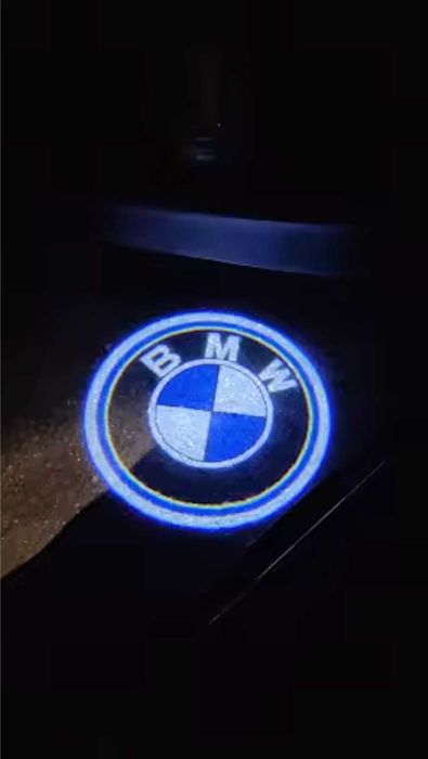 LED Светещо Лого проектор за врата Автомобил Кола BMW БМВ (2бр)