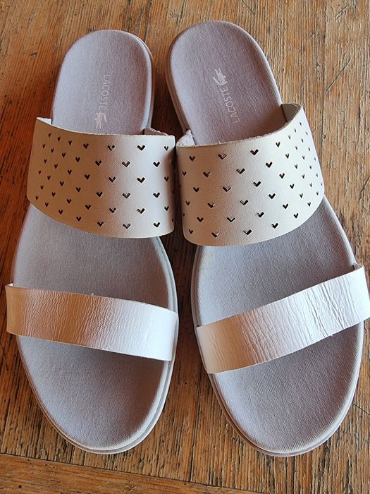 Saboți piele Lacoste