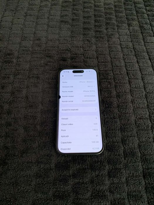Vand iphone 16 Pro 128 GB impecabil