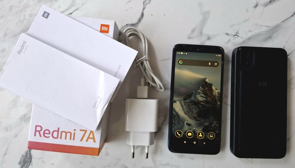Redmi7A 32GBсостояние отлично.имэй, коробка,документы,зарядка ВСЁ ЕСТЬ