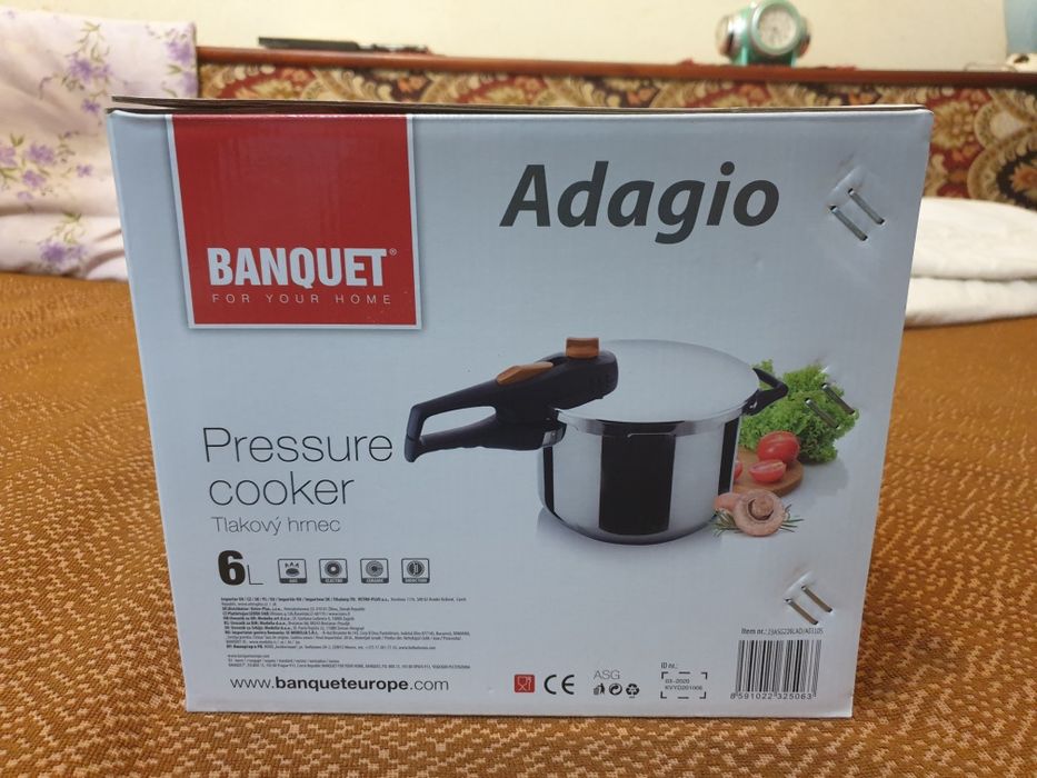 Oală sub presiune Banquet Adagio 6 l , Black Friday
