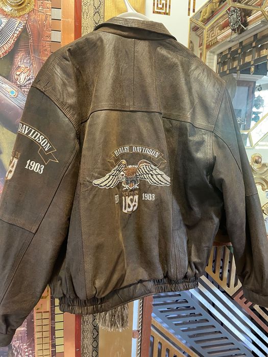 Geacă biker piele