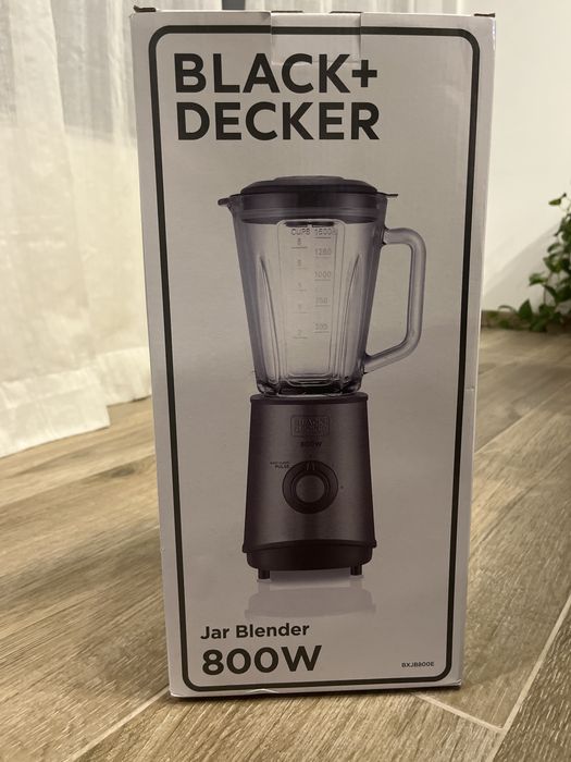Блендер Black & Decker, 800 W, 1.5 л, Черен