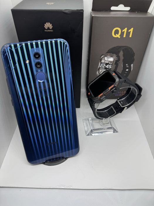 Pachet Huawei Mate 20 Lite cu husa + Smartwatch nou | Full Box | Husă