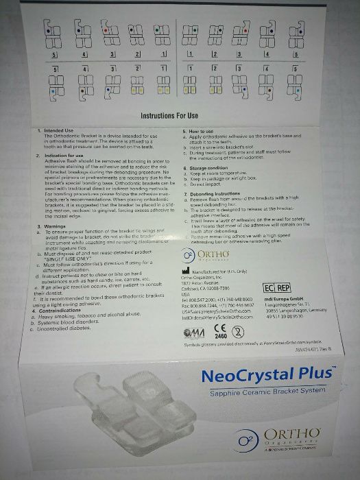 Aparat dentar-SET ARCADA SAFIR