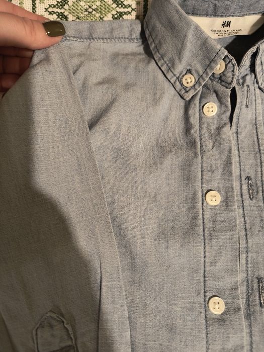 Cămașă din Denim, marca H&M, mărimea 104 cm