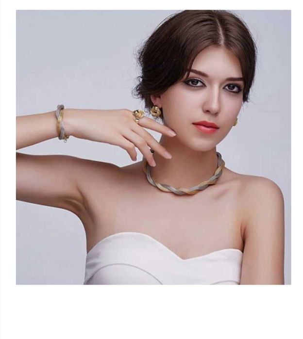 Комплект бижута колие и обеци