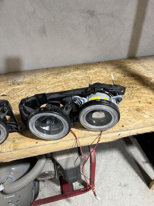 Фары DEPO с линзами на BMW e34