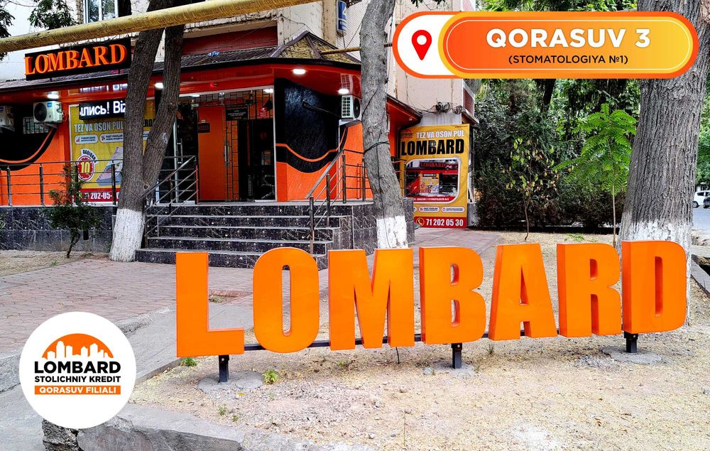 "Stolichniy Kredit Qorasuv 3" Garov Evaziga Ломбард
