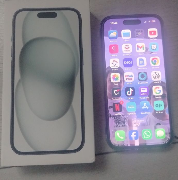 iPhone 15 GARANTIE și Factura Emag