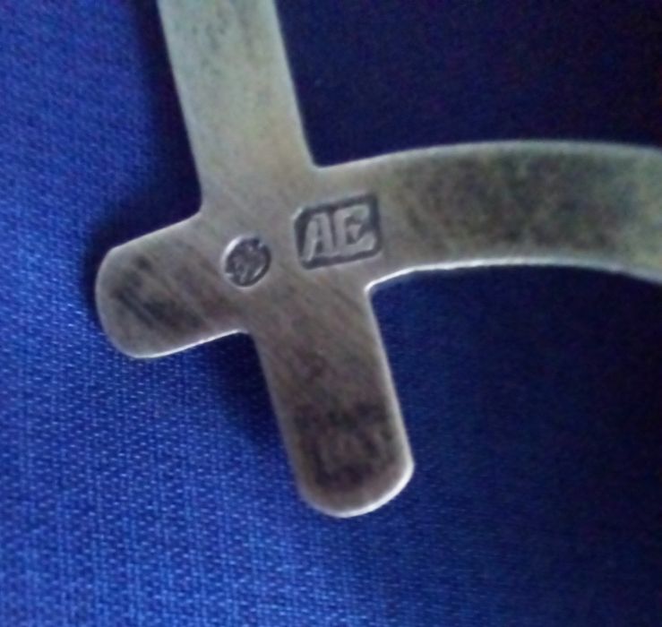 Серебряная кофейная чашечка