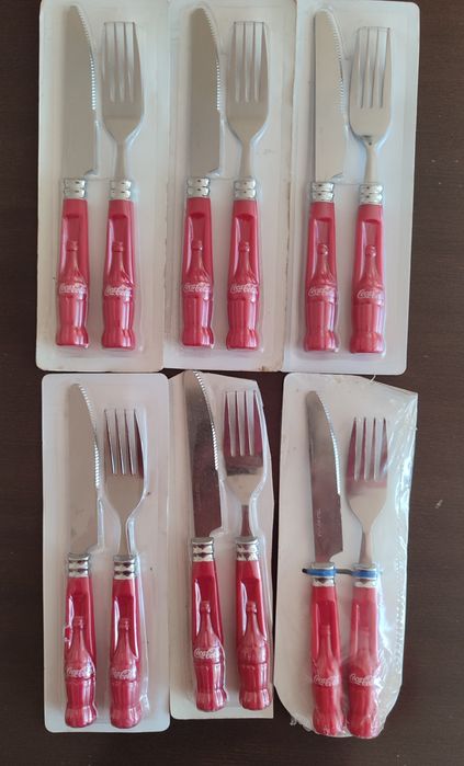 Нож и вилица  Coca cola