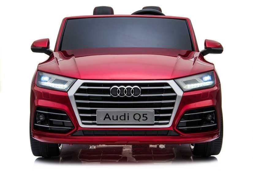 Masinuta copii Audi Q5 2 locuri, 4x45W, 24V, rosu metalizat,3736
