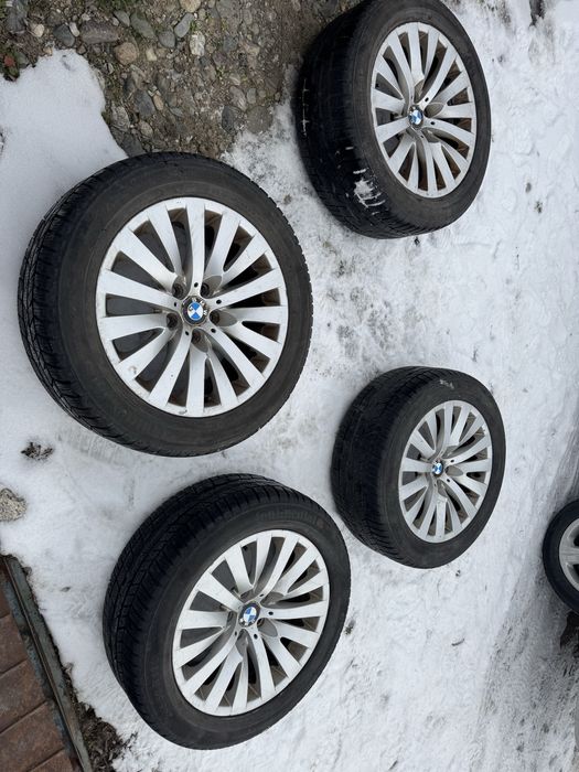 Jante cu cauciucuri iarna 245/50r18 seria 7 bmw f01 f02 ...