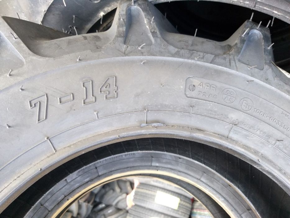 Cauciucuri noi 7-14 BKT anvelope R14 tractoare japoneze fata garantie