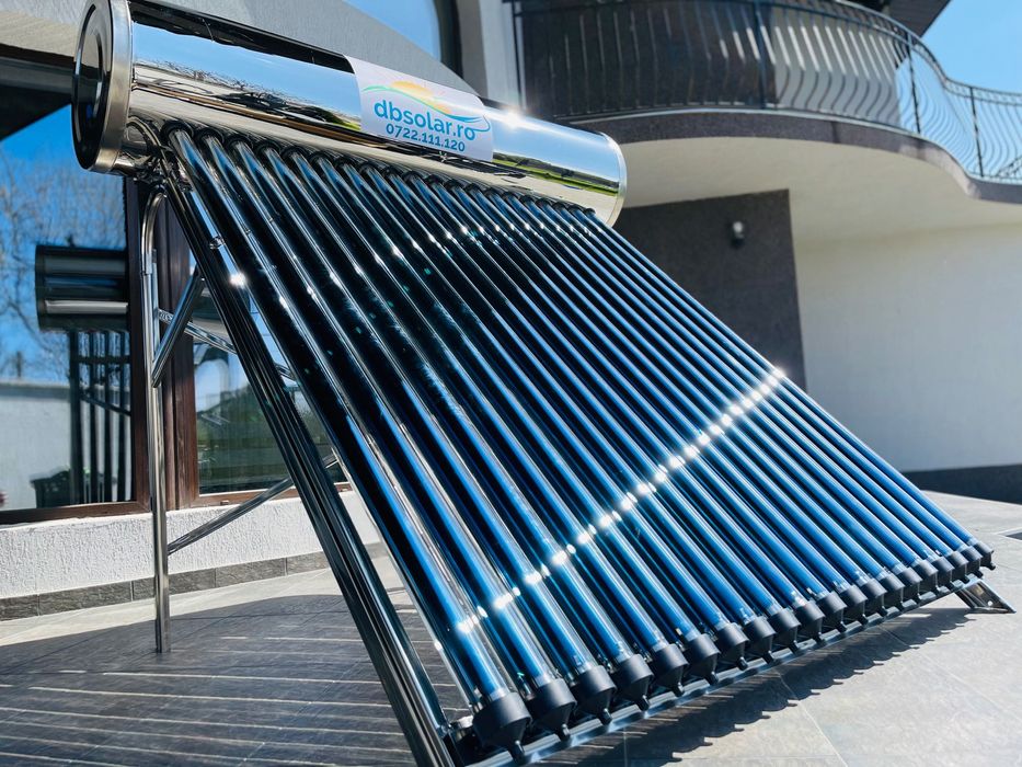 PANOUri Solare PRESURIZATe 200L Apa Calda INOX SOLAR Vidate NOU !