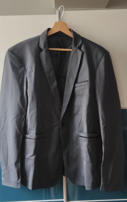 Мъжки костюм, риза, папийонка - XL размер