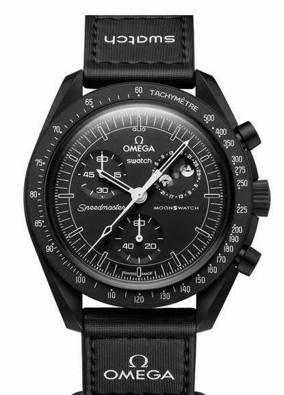 Ceas SWATCH X OMEGA MISSION To The Moon Moonphase Snoopy - Cronograf !
