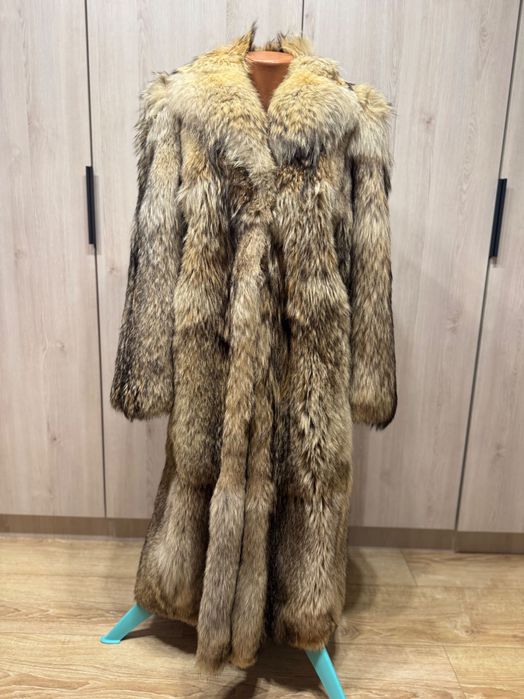 Mantou blană naturală coiot marime 46