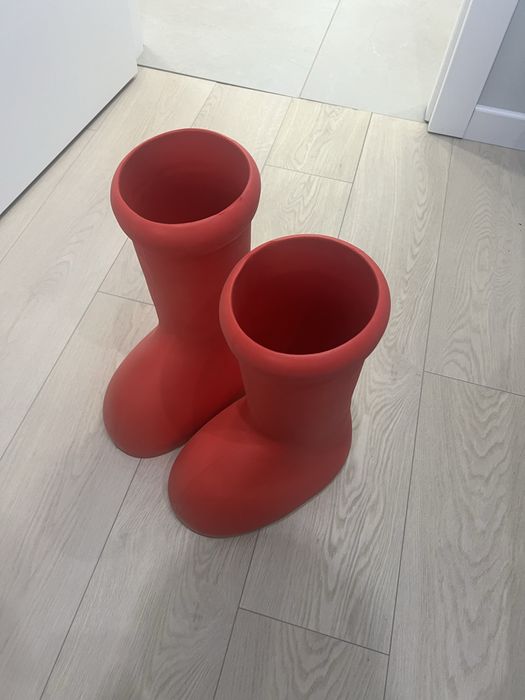Mschf big red boots червени ботуши