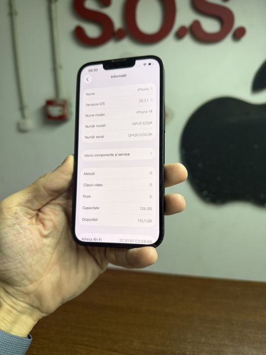 Vand Iphone 14 128gb black