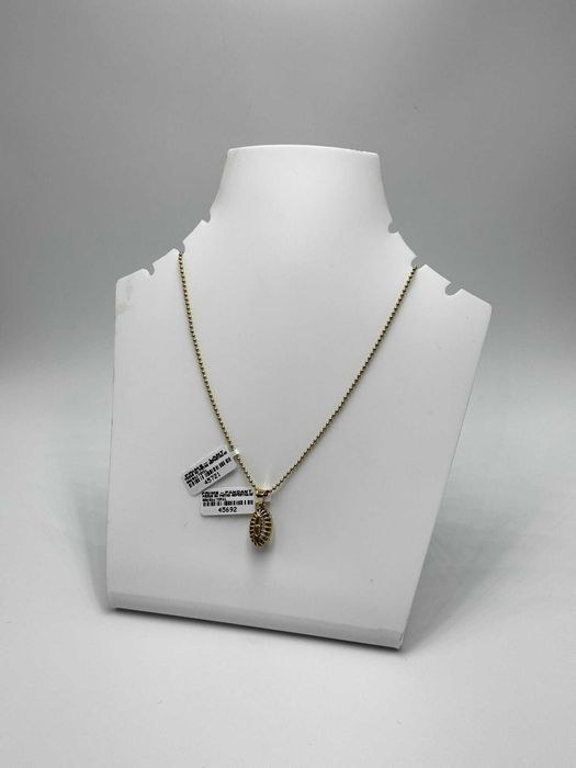 Lucky Gold Amanet VITAN Lant&Pandant Aur 14K /4.79 Grame Lant #45721/1.52 Grame Pandant #45692