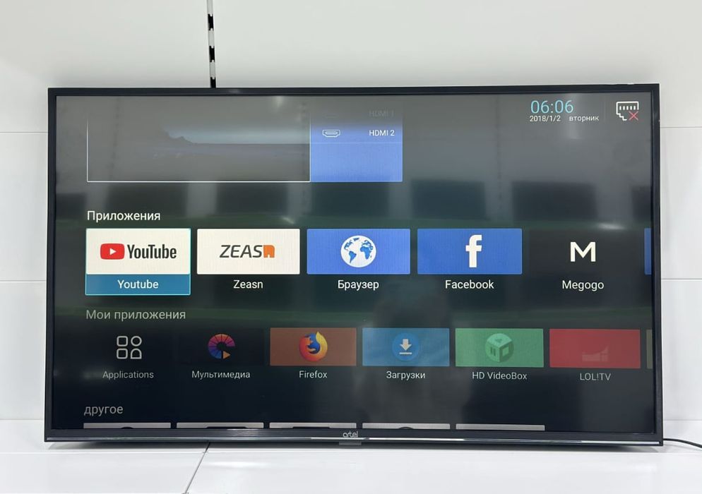 Смарт телевизор Artel 110 см smart tv WiFi YouTube