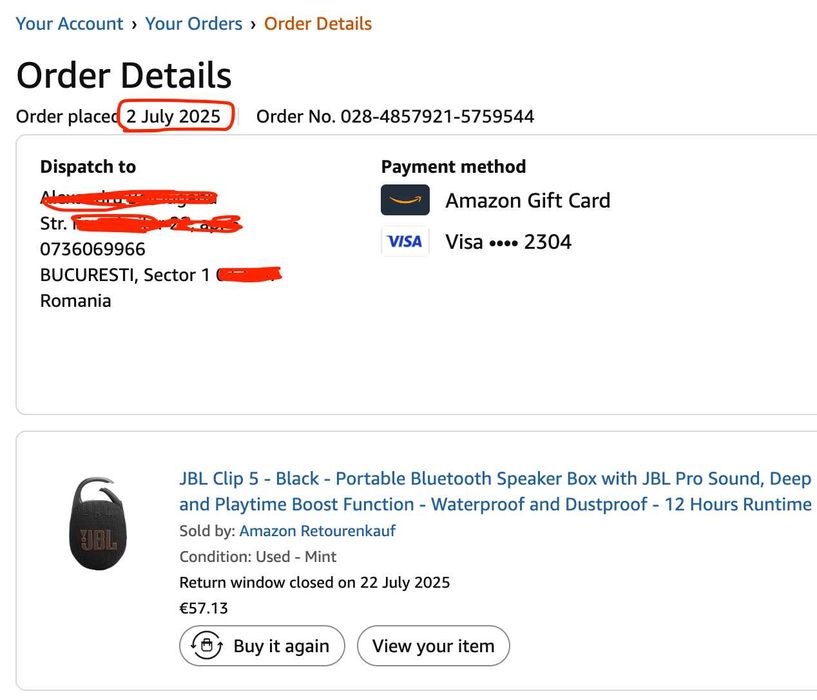 JBL Clip 5 - garantie, full box