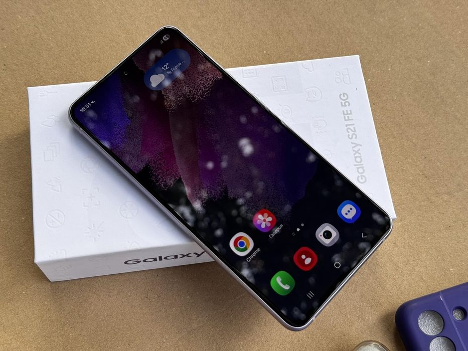 Samsung Galaxy S21Fe 128gb Перфектен.